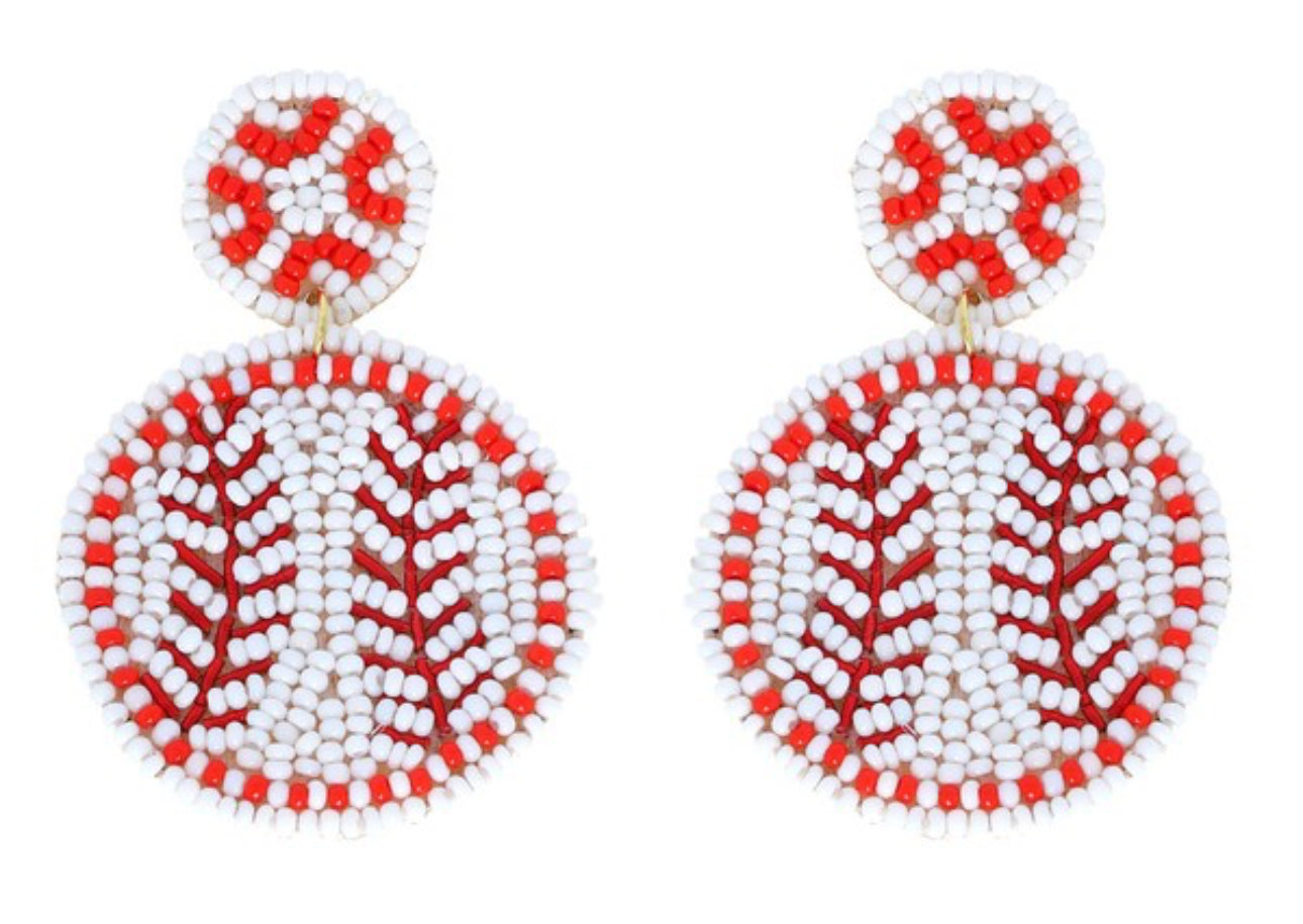 Baseball/Softball Drop earrings