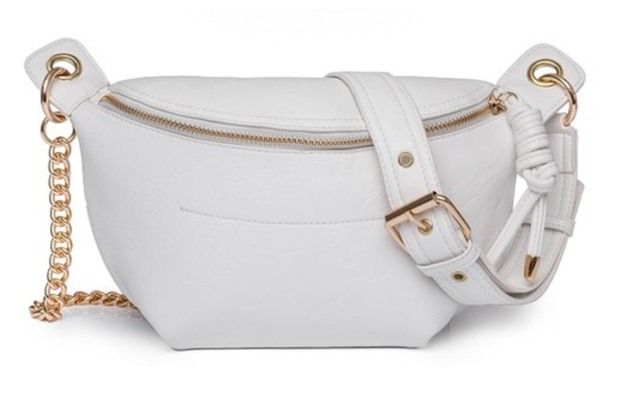 WHITE Bum Bag