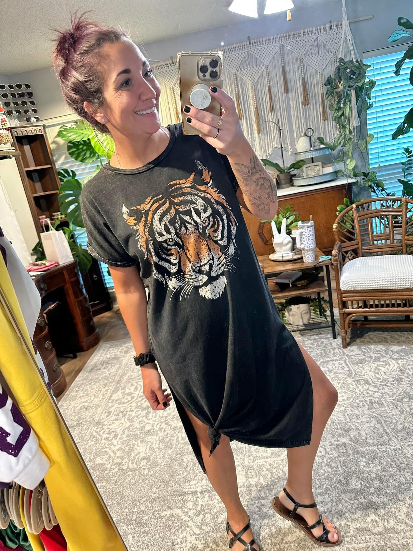 Tiger tee shirt dress